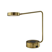 Viper LED Desk Lamp in Antique Brass