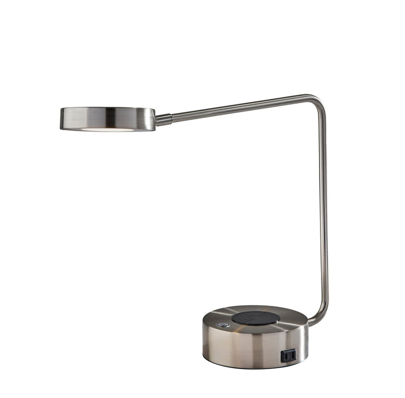 Viper LED Desk Lamp in Brushed Steel