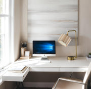 Dover Desk Lamp in Antique Brass