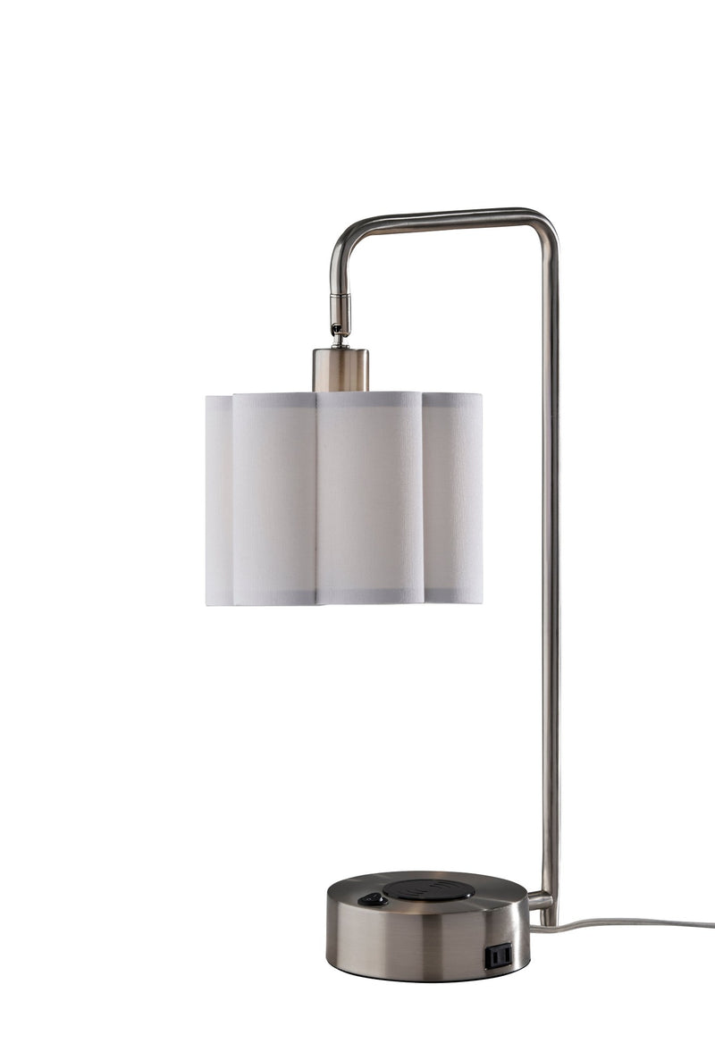 Dover Desk Lamp in Brushed Steel