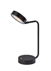 Amari LED Cordless Desk Lamp in Black