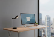 Amari LED Cordless Desk Lamp in Black