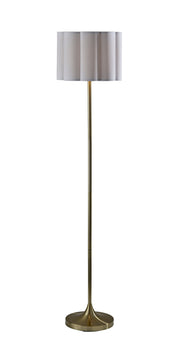 Elodie Floor Lamp in Antique Brass