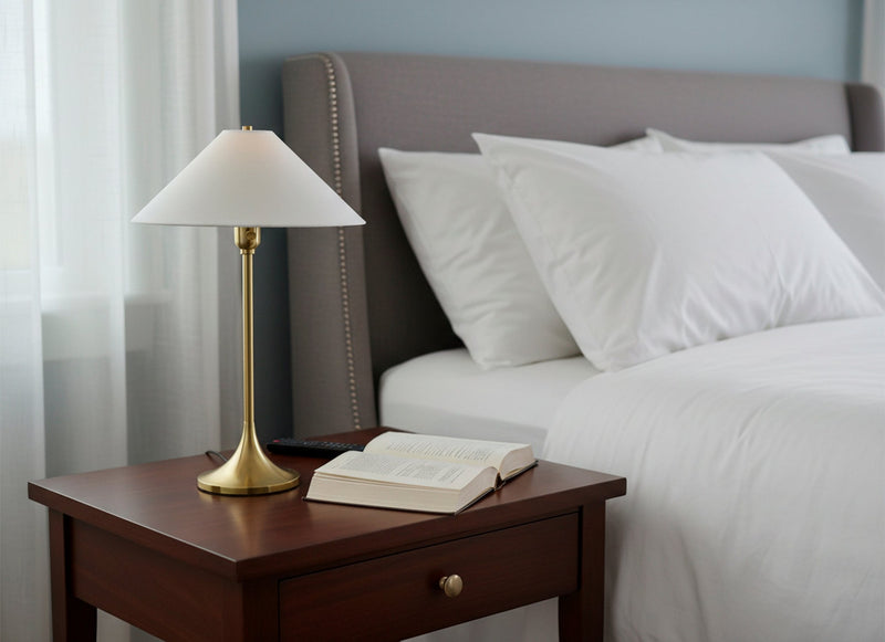 Esme Table Lamp in Antique Brass