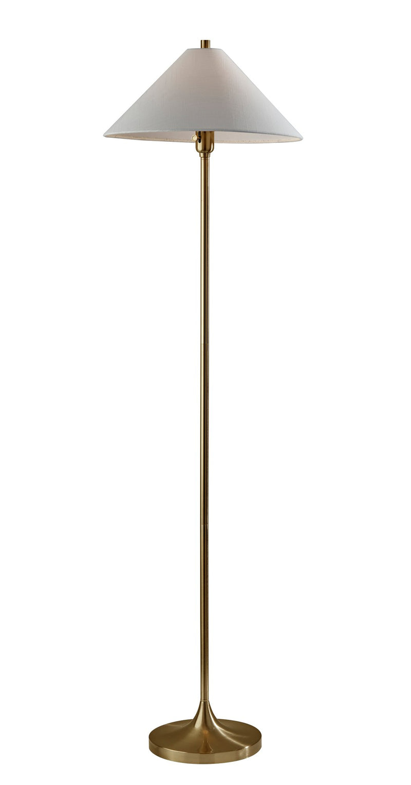 Esme Floor Lamp in Antique Brass