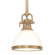 Randolph Large Pendant in Aged Brass
