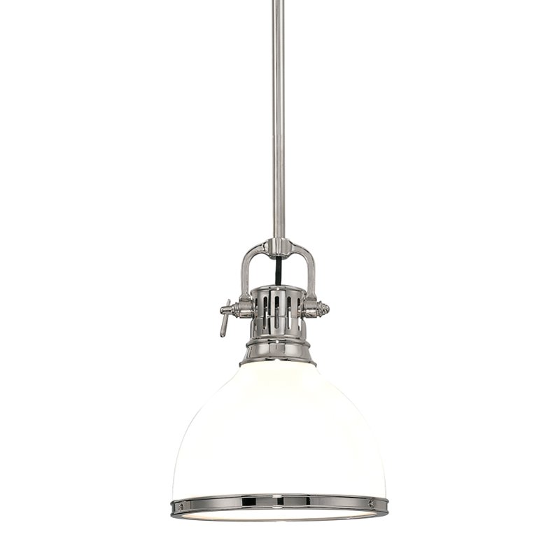 Randolph Large Pendant in Polished Nickel