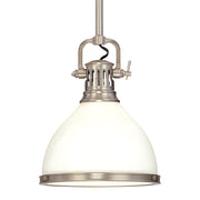 Randolph Large Pendant in Satin Nickel