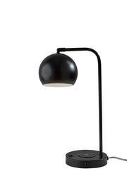 Emery Desk Lamp in Black