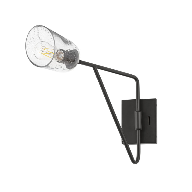 Keppe Swing Arm Wall Sconce in Dark Bronze