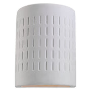 Paintable Ceramic Sconces One Light Outdoor Wall Lantern in Unfinished Ceramic