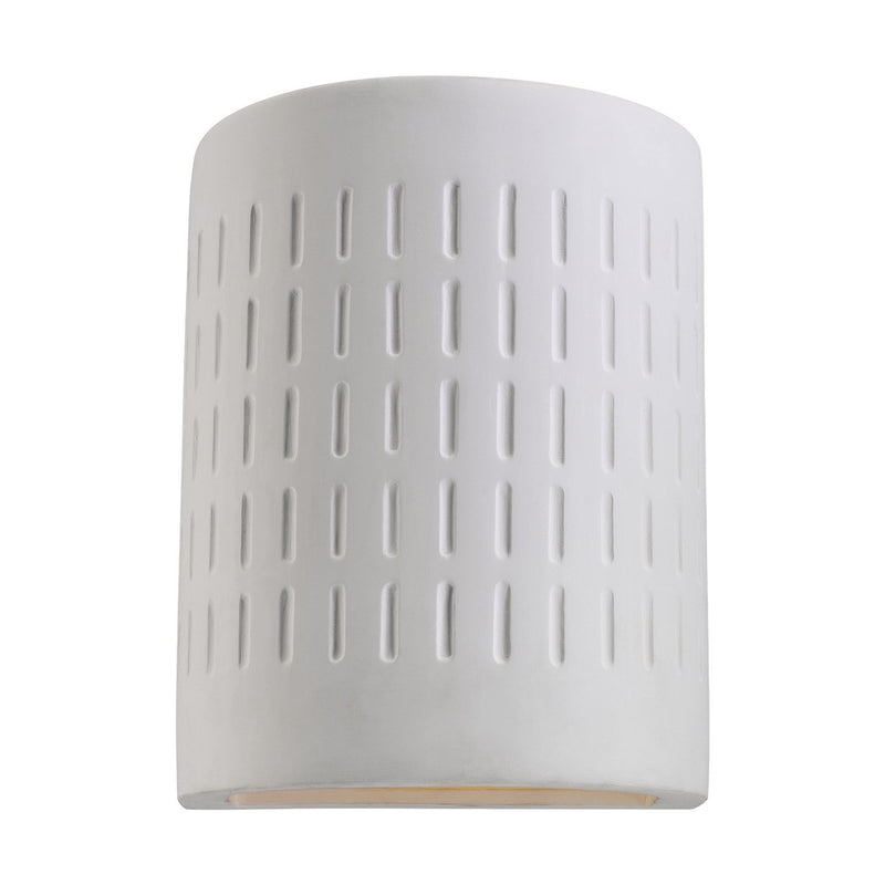 Paintable Ceramic Sconces Outdoor Wall Lantern in Unfinished Ceramic