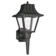 Polycarbonate Outdoor 17.5" Outdoor Wall Lantern in Black