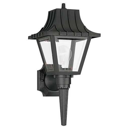 Polycarbonate Outdoor 17.5" Outdoor Wall Lantern in Black