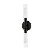 Equilibrium 2 Light LED Wall Sconce in Black