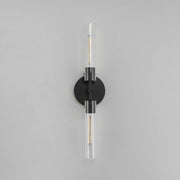 Equilibrium 2 Light LED Wall Sconce in Black