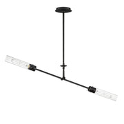 Equilibrium 2 Light LED Pendant in Black