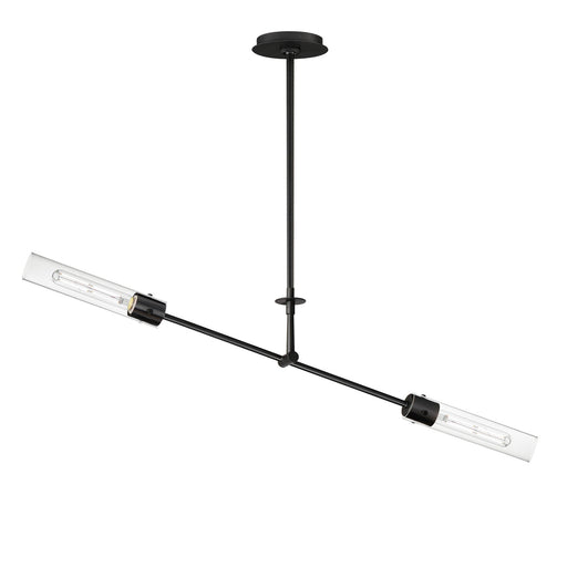 Equilibrium 2 Light LED Pendant in Black