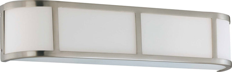 Odeon 3-Light Bath Vanity Light in Brushed Nickel