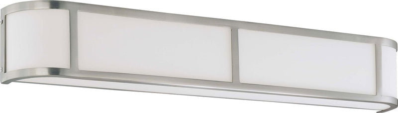 Odeon 4-Light Bath Vanity Light in Brushed Nickel