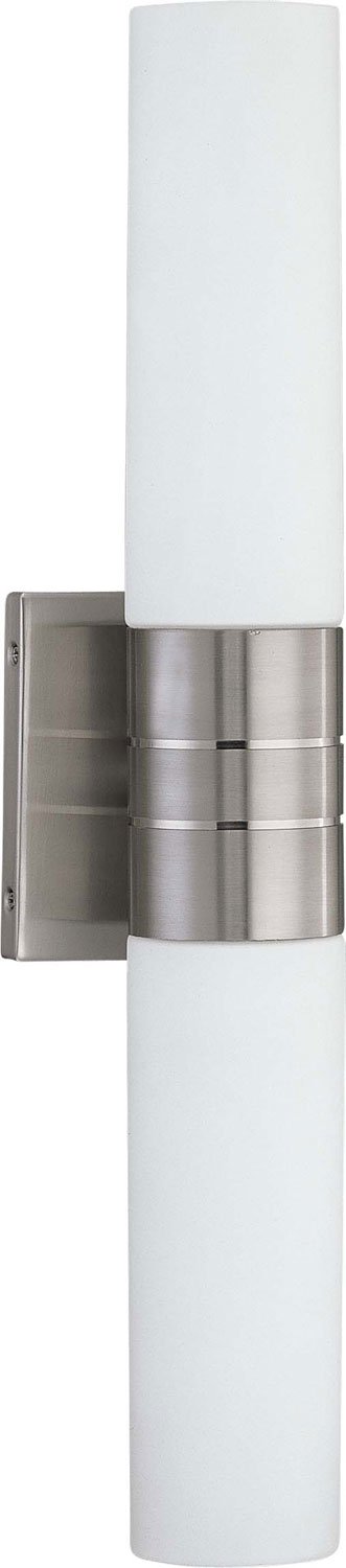 Link 2-Light Bath Vanity Light in Brushed Nickel