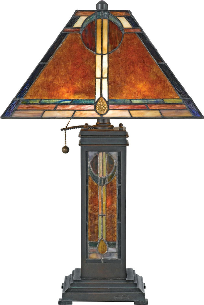 San Gabriel 2-Light Table Lamp in Valiant Bronze