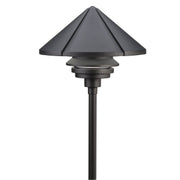 Six Groove 120V 11.5" Path and Spread Light in Textured Black