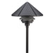 Six Groove Path & Spread 1-Light 120V in Textured Black