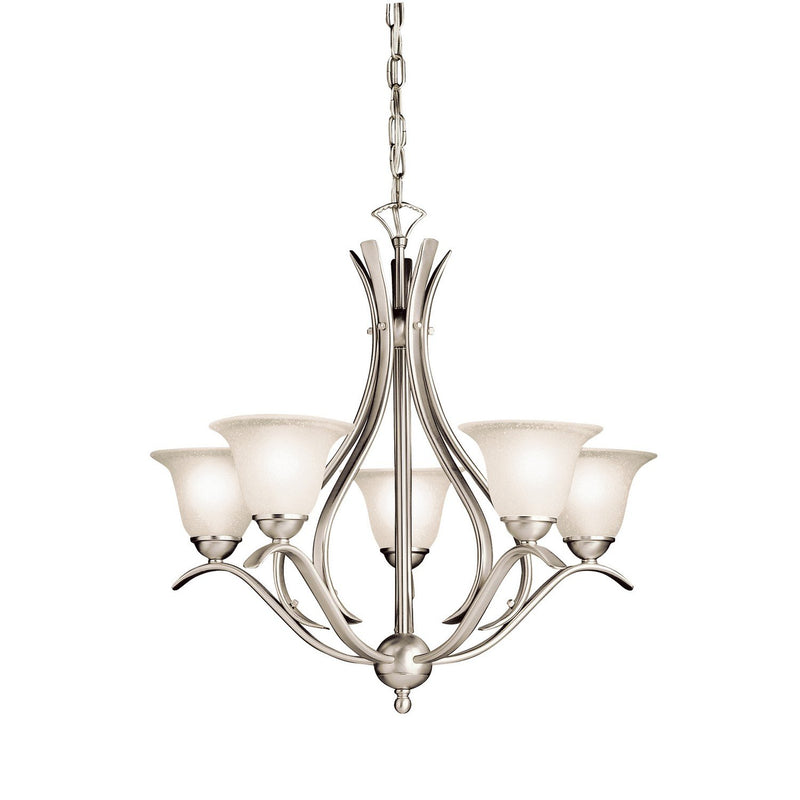 Dover 5-Light 24" Chandelier in Brushed Nickel