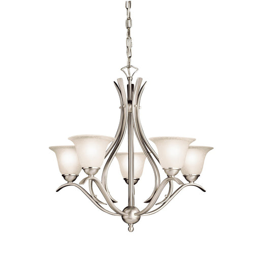 Dover 5-Light 24" Chandelier in Brushed Nickel