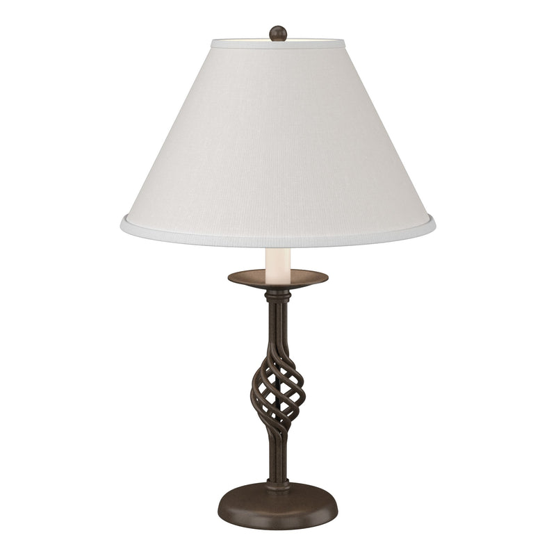 Twist Basket 25.5" Table Lamp in Bronze