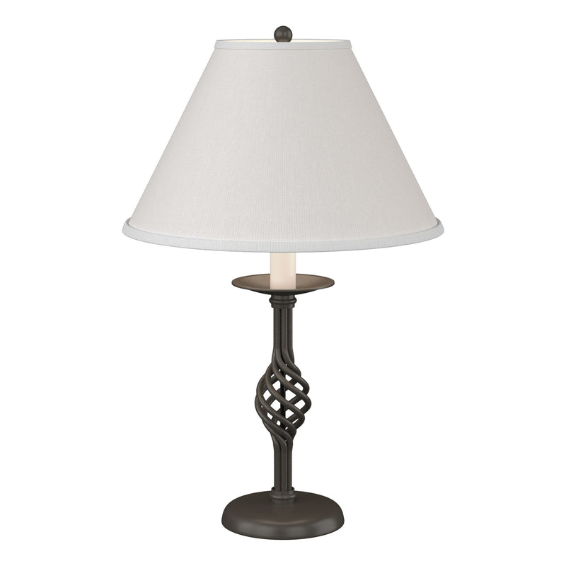 Twist Basket 25.5" Table Lamp in Dark Smoke