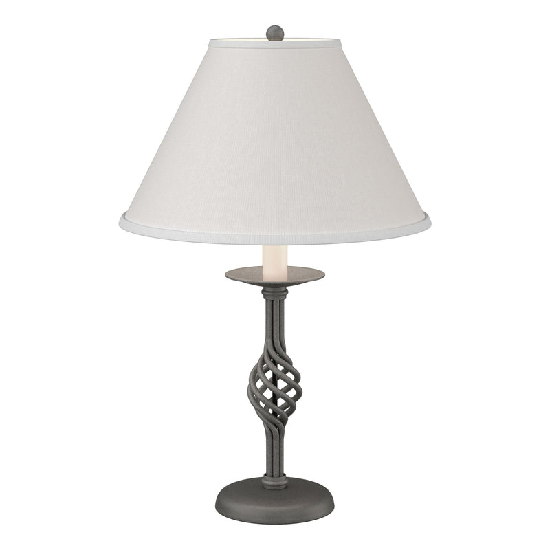 Twist Basket 25.5" Table Lamp in Natural Iron