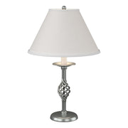 Twist Basket 25.5" Table Lamp in Vintage Platinum