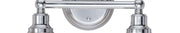 Bradley 2 Light 14.5" Vanity in Chrome