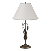 Forged Leaves and Vase 26.4" Table Lamp in Bronze