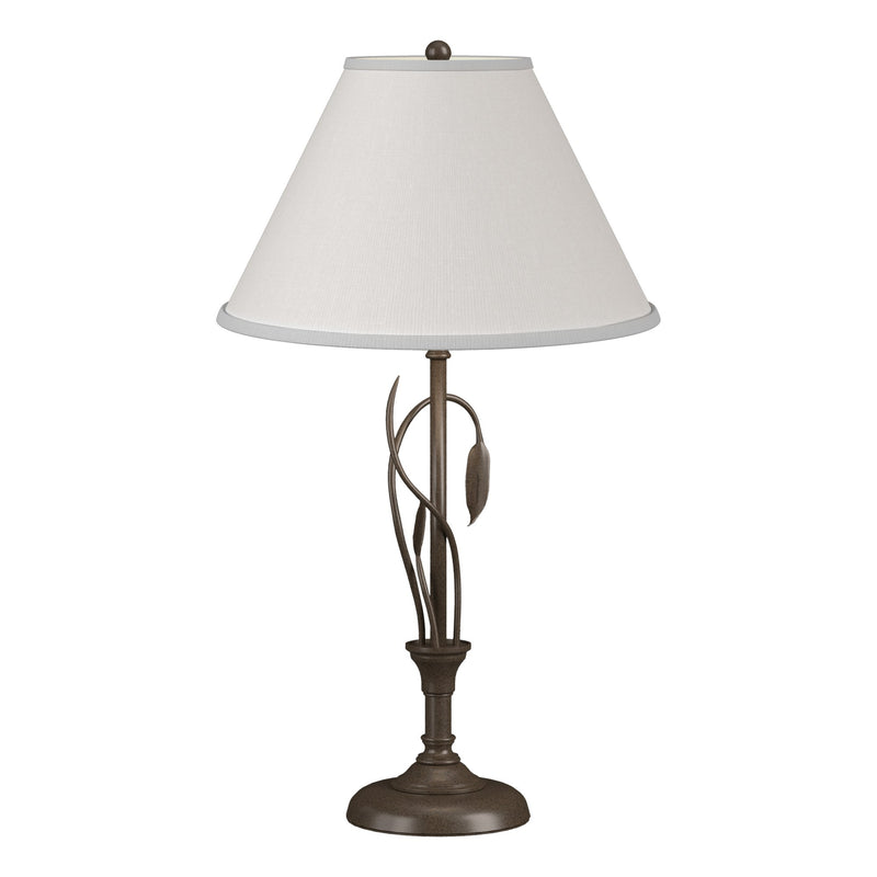Forged Leaves and Vase 26.4" Table Lamp in Bronze