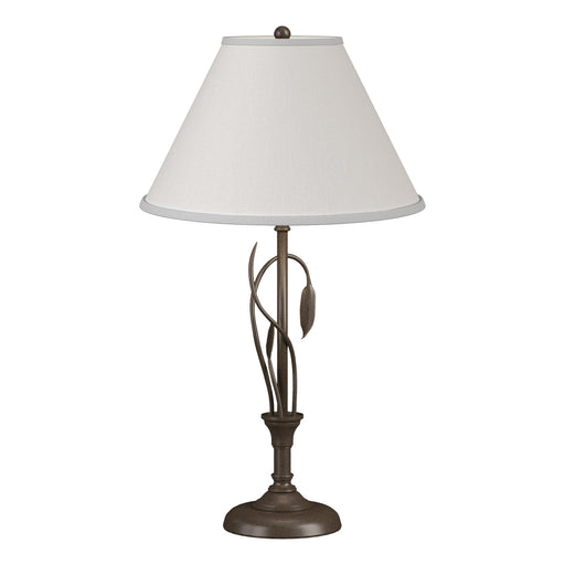 Forged Leaves and Vase 26.4" Table Lamp in Bronze