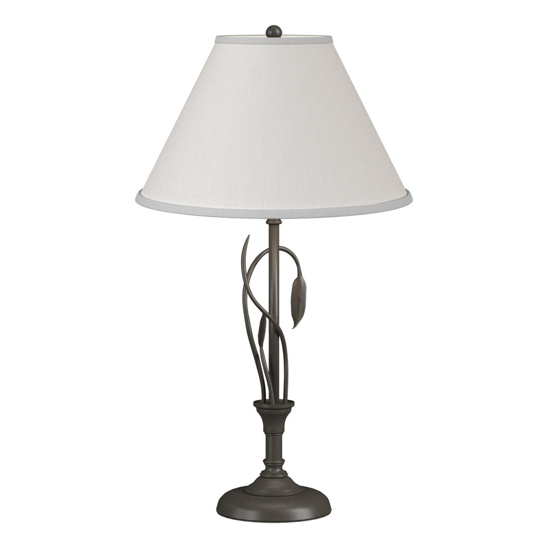 Forged Leaves and Vase 26.4" Table Lamp in Dark Smoke