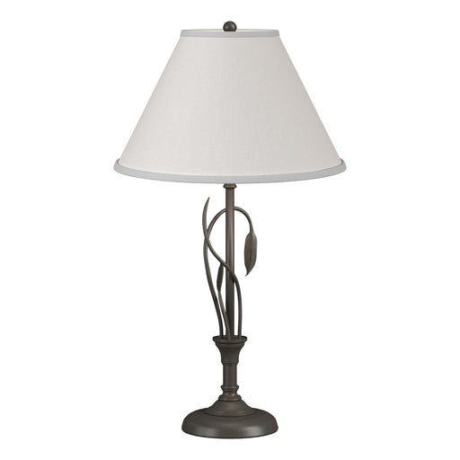 Forged Leaves and Vase 26.4" Table Lamp in Dark Smoke