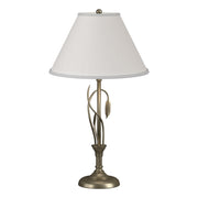 Forged Leaves and Vase 26.4" Table Lamp in Soft Gold