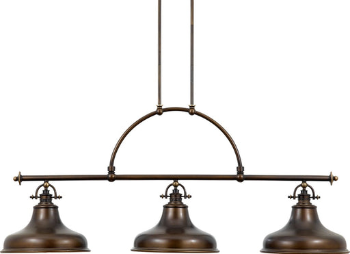Emery 3-Light Island Chandelier in Palladian Bronze