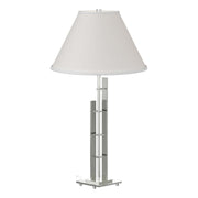 Metra Double 27" Table Lamp in Sterling