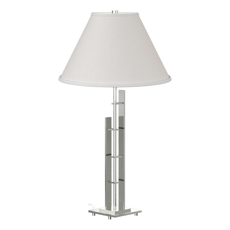 Metra Double 27" Table Lamp in Sterling