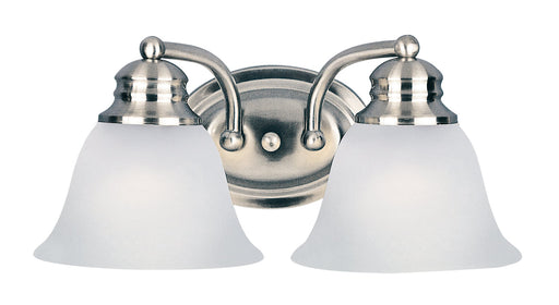 Malaga 2 Light Bath Vanity in Satin Nickel