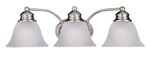 Malaga 3 Light Bath Vanity in Satin Nickel