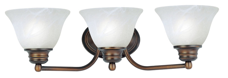 Malaga 3 Light Bath Vanity in Oil Rubbed Bronze