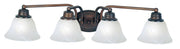 Malaga 4 Light Bath Vanity in Oil Rubbed Bronze