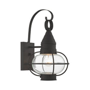 Newburyport Medium Outdoor Wall Lantern in Black