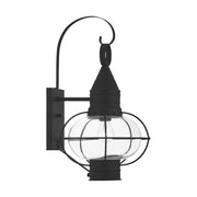 Newburyport Large Outdoor Wall Lantern in Black